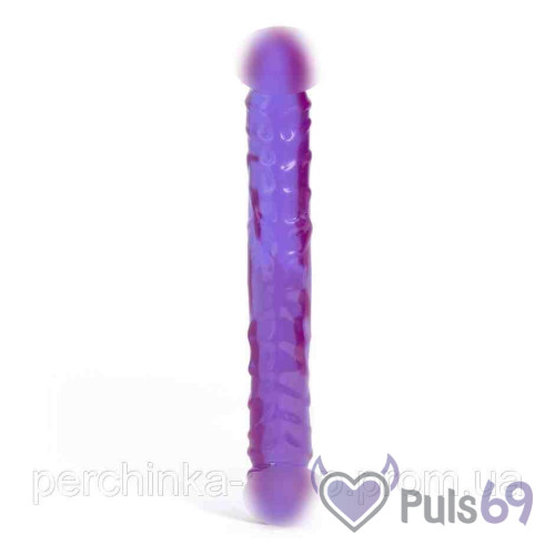 Фаллоимитатор двухсторонний Doc Johnson Crystal Jellies 18 Inch
