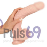 Фаллоимитатор Nature Skin Large Bendable Dildo кибер-кожа от Orion