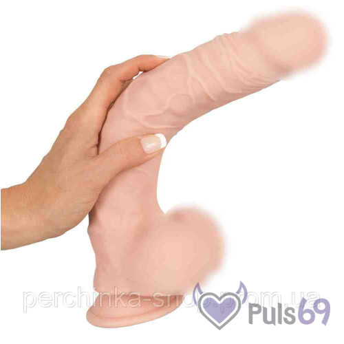 Фаллоимитатор Nature Skin Large Bendable Dildo кибер-кожа от Orion Фаллоимитатор Nature Skin Large Bendable Dildo кибер-кожа от Orion