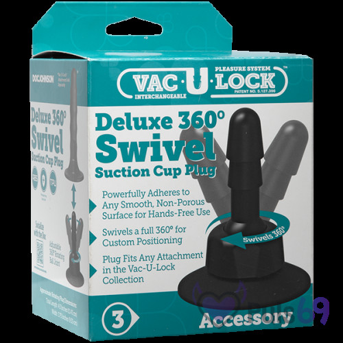 Крепление Doc Johnson Vac-U-Lock Deluxe 360° Swivel Suction Cup Plug Крепление Doc Johnson Vac-U-Lock Deluxe 360° Swivel Suction Cup Plug