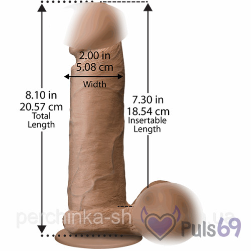 Фаллоимитатор The Realistic Cock 8 inch от Doc Johnson Фаллоимитатор The Realistic Cock 8 inch от Doc Johnson