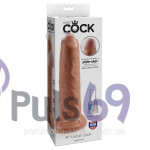 Фаллоимитатор с подвижной крайней плотью Pipedream  King Cock - 9 inch Uncut Cock