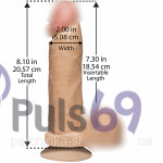 Фаллоимитатор The Realistic Cock 8” от Doc Johnson