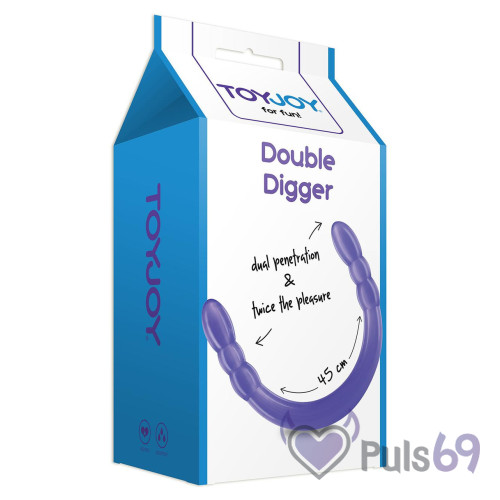 Двухсторонний фаллоимитатор Toy Joy Double Digger 45 (см) Двухсторонний фаллоимитатор Toy Joy Double Digger 45 (см)