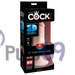 Фаллоимитатор Pipedream King Cock+ Dual Density 6