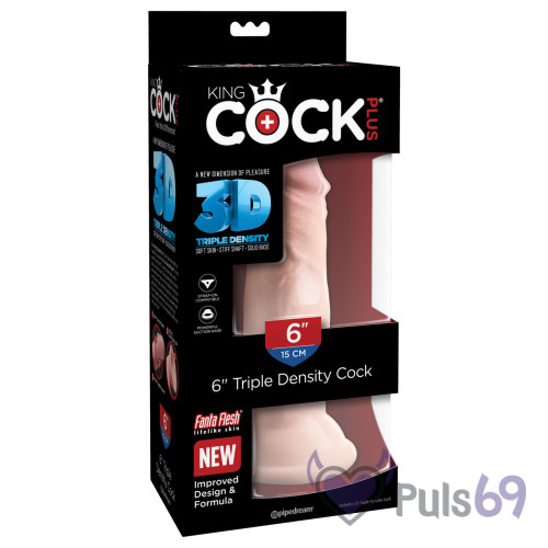 Фаллоимитатор Pipedream King Cock+ Dual Density 6 Фаллоимитатор Pipedream King Cock+ Dual Density 6