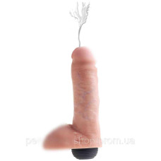 Фаллоимитатор Pipedream King Cock 8 Inch Squirting Cock with Balls Фаллоимитатор Pipedream King Cock 8 Inch Squirting Cock with Balls