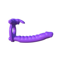 Насадка для двойного проникновения с вибро Fantasy C-Ringz Silicone Double Penetrator Rabbit от Pipedream Насадка для двойного проникновения с вибро Fantasy C-Ringz Silicone Double Penetrator Rabbit от Pipedream