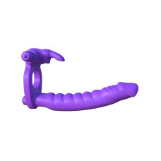 Насадка для двойного проникновения с вибро Fantasy C-Ringz Silicone Double Penetrator Rabbit от Pipedream Насадка для двойного проникновения с вибро Fantasy C-Ringz Silicone Double Penetrator Rabbit от Pipedream