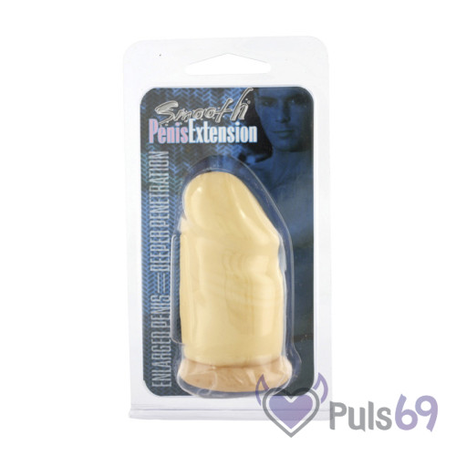 Удлиняющая насадка Smooth Penis Extension на пенис + 6,5 см Seven Creations Удлиняющая насадка Smooth Penis Extension на пенис + 6,5 см Seven Creations