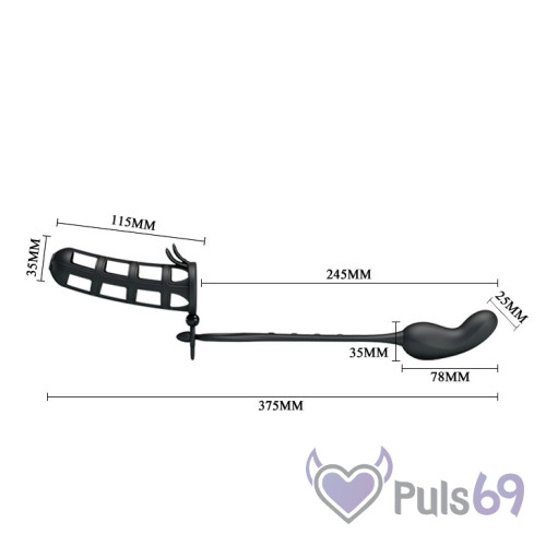 Насадка на пенис Pretty Love Hercules Penis Sheath Vibrating (Baile) Насадка на пенис Pretty Love Hercules Penis Sheath Vibrating (Baile)