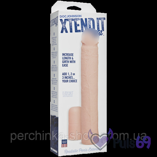 Удлиняющая насадка на пенис Xtend It Kit от Doc Johnson Удлиняющая насадка на пенис Xtend It Kit от Doc Johnson