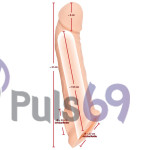 Удлиняющая насадка Nature Skin Penis Sleeve with Extension от Orion