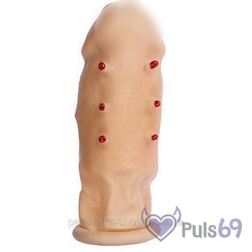 Удлиняющая насадка Smooth Penis Extension на пенис + 6 см Seven Creations