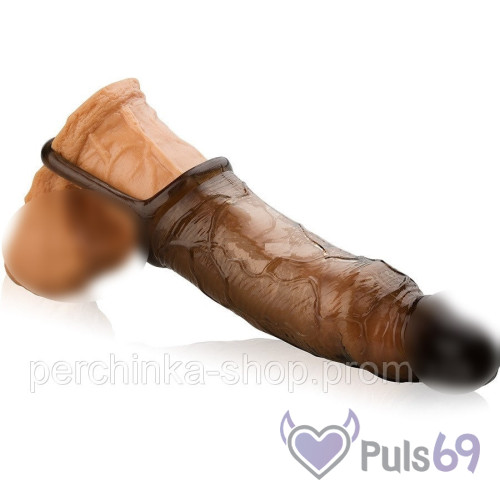 Насадка на пенис с вибрацией Men Extension (Baile)