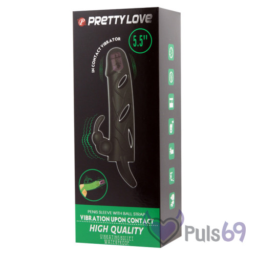 Насадка на пенис с вибрацией Preetty Love Penis Sleeve (Baile) Насадка на пенис с вибрацией Preetty Love Penis Sleeve (Baile)