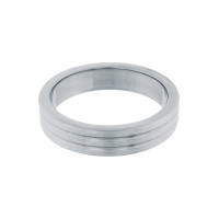 Металлическое эрекционное кольцо Steel Power Tools Ribbed Cockring 40 mm Металлическое эрекционное кольцо Steel Power Tools Ribbed Cockring 40 mm