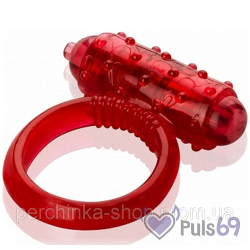 Эрекционное виброкольцо Vibro Ring Red от Orion
