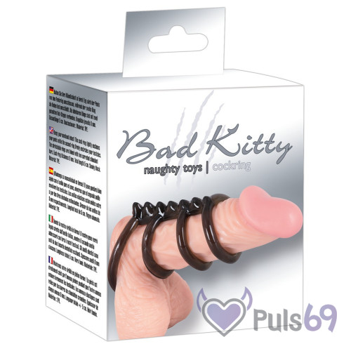 Эрекционное кольцо Bad Kitty Naughty Toys Cockring от Orion Эрекционное кольцо Bad Kitty Naughty Toys Cockring от Orion