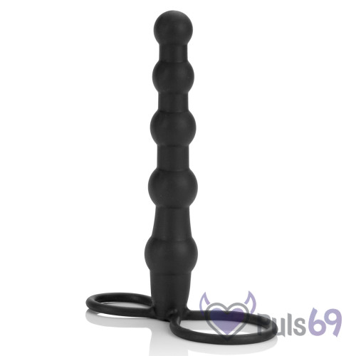 Насадка Silicone Beaded Double Rider для двойного проникновения от California Exotic