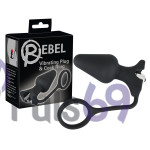 Эрекционное кольцо с анальной пробкой Rebel Vibrating Plug and Cock Ring от Orion