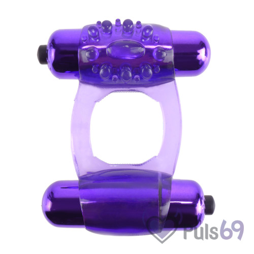 Эрекционное виброкольцо Fantasy C-Ringz Duo-Vibrating Super Ring от Pipedream