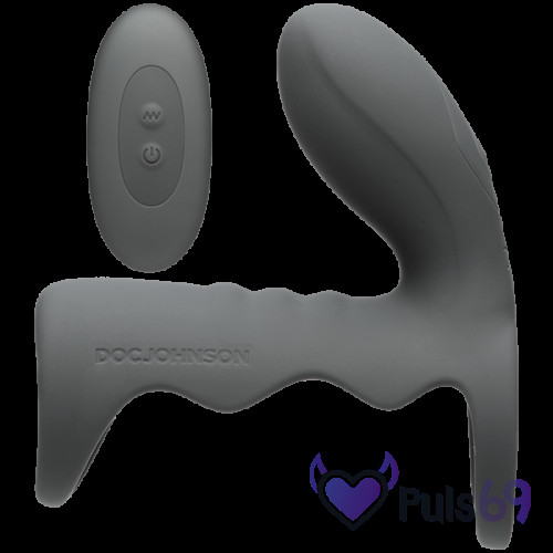 Вибронасадка Doc Johnson OptiMale Vibrating Rechargeable Cock Cage with Wireless Remote