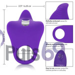 Эрекционное кольцо с вибрацией California Exotic Silicone Remote Orgasm Ring