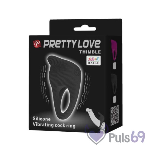 Эрекционное виброкольцо Pretty Love Thimble от Baile Эрекционное виброкольцо Pretty Love Thimble от Baile