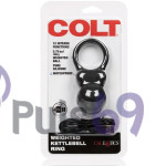 Утяжеленное эрекционное кольцо с вибрацией California Exotic Colt Weighted Kettlebell Ring