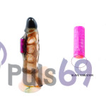 Насадка на пенис с вибрацией Men Extension (Baile)