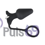 Эрекционное кольцо с анальной пробкой Rebel Vibrating Plug and Cock Ring от Orion