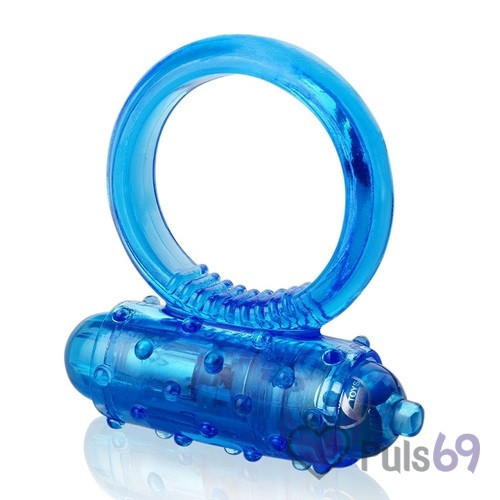 Эрекционное виброкольцо Vibro Ring Blue от Orion