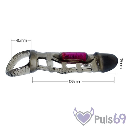 Насадка на пенис с вибрацией Men Extension (Baile) Насадка на пенис с вибрацией Men Extension (Baile)