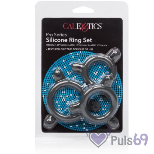 Набор эрекционных колец California Exotic Pro Series Silicone Ring Set Набор эрекционных колец California Exotic Pro Series Silicone Ring Set