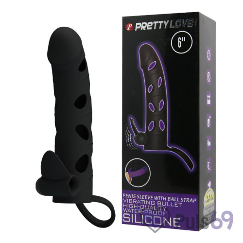 Насадка на пенис с вибрацией Preetty Love Penis Sleeve (Baile) Насадка на пенис с вибрацией Preetty Love Penis Sleeve (Baile)
