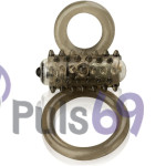 Эрекционное двойное виброкольцо Bad Kitty Naughty Toys Cockring от Orion