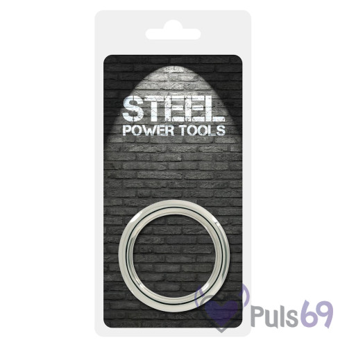 Металлическое эрекционное кольцо Steel Power Tools Donut Cockring 45mm Металлическое эрекционное кольцо Steel Power Tools Donut Cockring 45mm