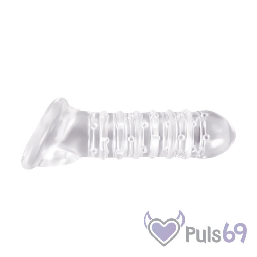 Насадка на член Renegade Ribbed Sleeve Clear