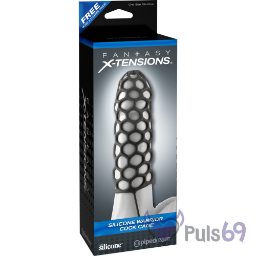 Насадка на пенис Fantasy X-tensions Silicone Warrior Cock Cage от Pipedream Насадка на пенис Fantasy X-tensions Silicone Warrior Cock Cage от Pipedream