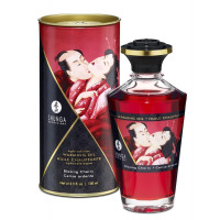 Съедобное согревающее массажное масло Aphrodisiac Warming Oil Blazing Cherry 100 мл Съедобное согревающее массажное масло Aphrodisiac Warming Oil Blazing Cherry 100 мл