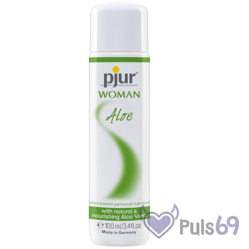 Лубрикант на водной основе для интенсивного увлажнения Pjur Woman Aloe 100 мл