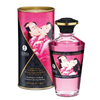 Съедобное согревающее массажное масло Aphrodisiac Warming Oil Raspberry Feeling 100 мл Съедобное согревающее массажное масло Aphrodisiac Warming Oil Raspberry Feeling 100 мл