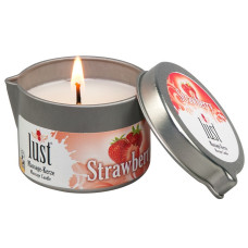 Массажная свеча Lust Strawberry с запахом клубники