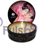 Массажная свеча Shunga Mini Massage Candle Rose Petal с запахом розы