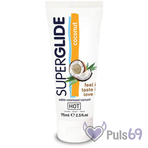 Оральный лубрикант Hot Superglide Coconut 75мл