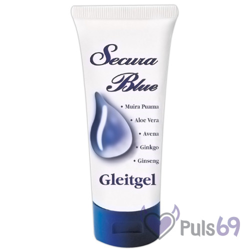 Возбуждающий лубрикант Secura Blue 50 ml, на водной основе, Германия