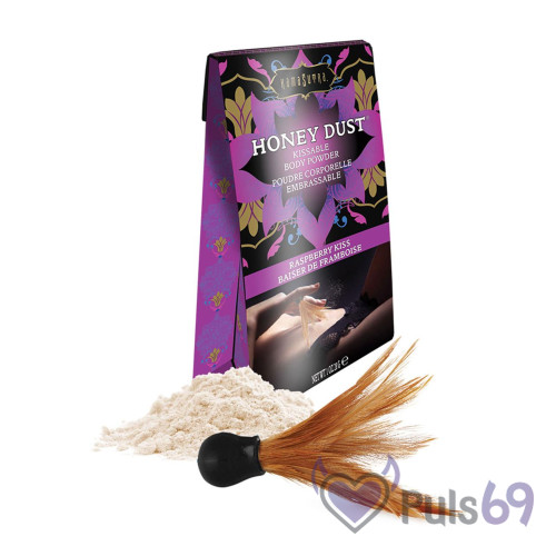 Съедобная пудра для тела Kama Sutra Honey Dust Raspberry Kiss Body Powder 28г