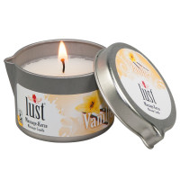 Массажная свеча Lust Vanille с запахом ванили