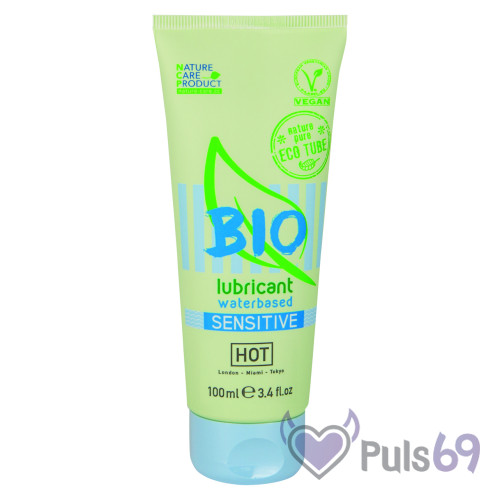 Органический лубрикант на водной основе Hot Bio Sensitive